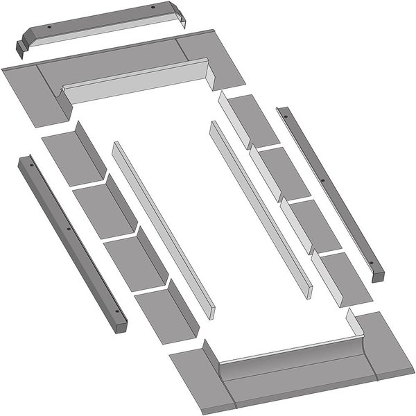 FAKRO Thermo Flashing for Venting (FV/FVE/FVS) Deck Mount Skylight Model 506