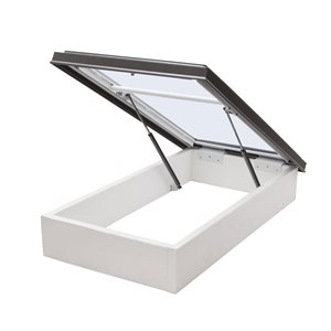 Columbia Tempered Glass Roof Access Hatch - 30.5-in x 30.5-in - Brown