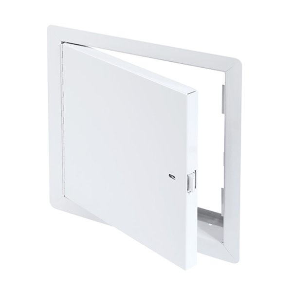 Panneau d’accès coupe-feu non isolé de Best Access Doors en métal, 8 po x 8 po, blanc