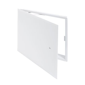 Panneau d'accès esthétique avec bride cachée de Best Access Doors, 10 po x 10 po, blanc