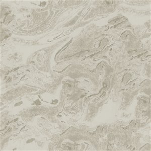 Advantage Tradition Reyne Non-Woven and Unpasted Wallpaper - Stone Pattern - 57.8-sq. ft. - Taupe