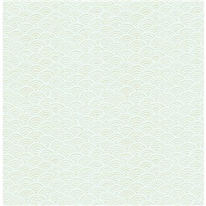 Advantage Brewster Essentials Sandur Non-Woven and Unpasted Wallpaper - Geometric Pattern - 56.4-sq. ft. - Beige