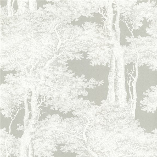 Advantage Neutral Black White Scout Non-Woven and Unpasted Wallpaper - Ivy/Vines Pattern - 56.4-sq. ft. - Grey