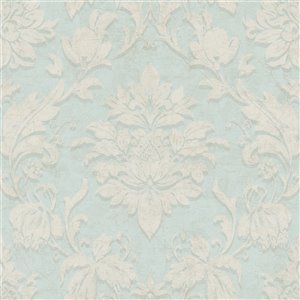 Papier peint non encollé et non tissé Amer Brewster Essentials d'Advantage, motif damassé, 56,4 pi², sauge