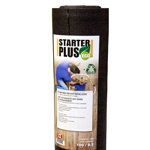 Starter Plus ECO Underlayment for Laminate and Engineered - 100 sq.ft. - 1.5mm