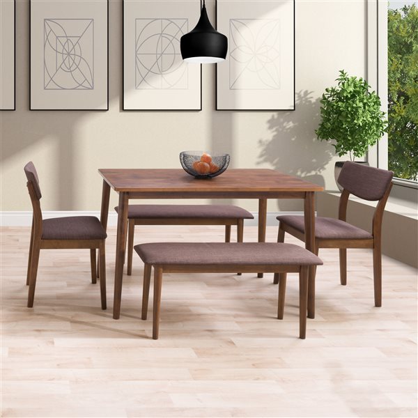 Corliving Branson Contemporary Dining, Small Rectangle Dining Table For 2
