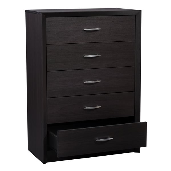 Black 6 deals drawer dresser tall