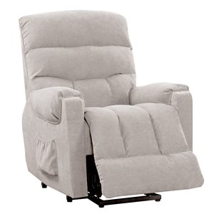 CorLiving Dallas Contemporary/Modern Synthetic Chenille Fabric Recliner - Beige