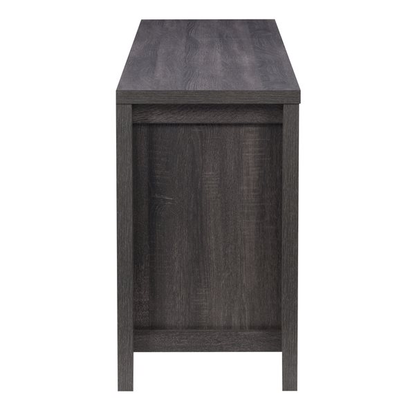 CorLiving Hollywood Modern/Contemporary TV Cabinet for TVs up to 85-in - 2-Drawer 7-Shelf - Ash Grey