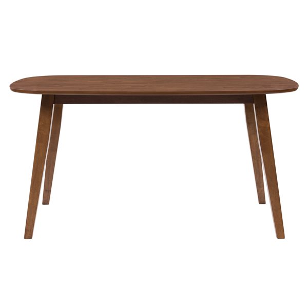 Fiona Dining Table (Walnut), Mid in Mod