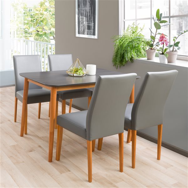 Corliving Alpine Contemporary Dining, 30 Dining Table And Chairs