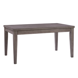 CorLiving New York Gray Wood Classic 59-in Long Six Person Dining Table