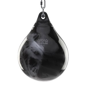 Sac d'entraînement de Aqua Training, 18 po, 120 lb, faneuse noir