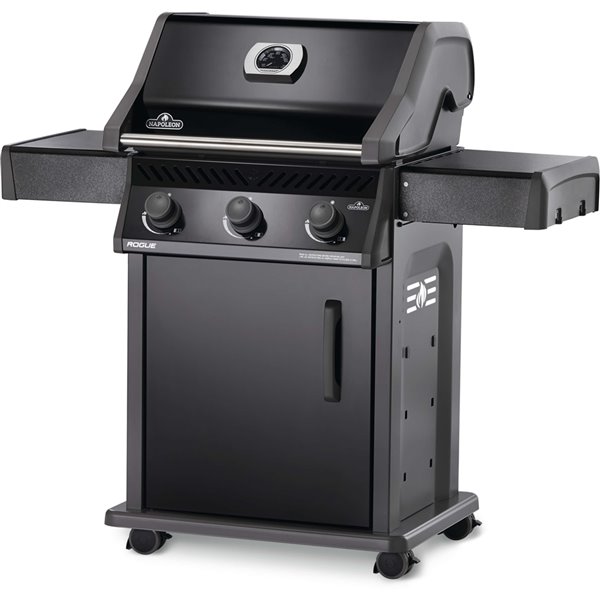 Napoleon Rogue Series Stainless Steel Natural Gas Grill - 3-Burner - 42,000-BTU - Black