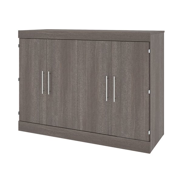 Bestar Nebula Murphy Bed  - Full - Bark Grey