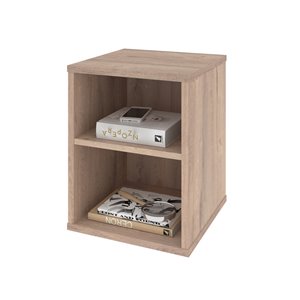 Table d'appoint rectangulaire Fom de Bestar, 33 po x 15 po, brun rustique
