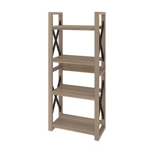 Bibliothèque standard à 4 tablettes Talita de Bestar, 60,1 po x 26,4 po, chêne naturel