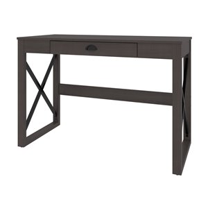 Bestar Talita Modern Small Desk - 44.1-in - Storm Grey