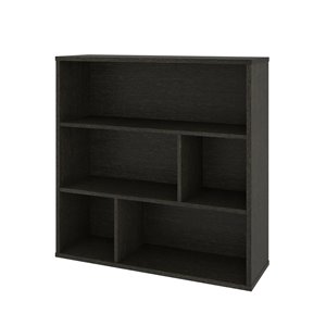 Bibliothèque standard à 3 tablettes, Fom de Bestar, 35,6 po x 35,4 po, gris profond