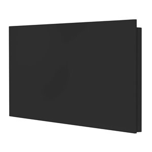 Convecteur mural 2000 watts Mirage de Stelpro, 208 V/240 V, 36,25 po x 19,25 po, noir