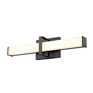 Golden Lighting Elon Modern/Contemporary Vanity Light - 1-Light - Matte Black