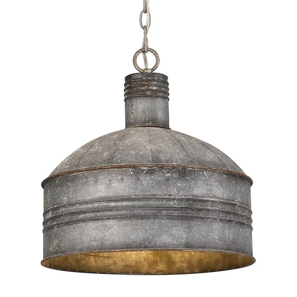 farmhouse galvanized lighting