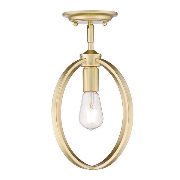 Golden Lighting Colson Mini Pendant - Industrial - Olympic Gold