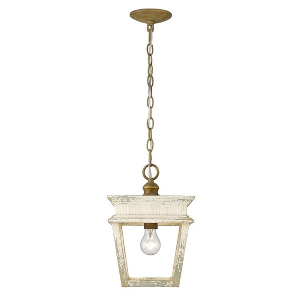 Golden Lighting Haiden Mini Pendant - Farmhouse - Burnished Chestnut