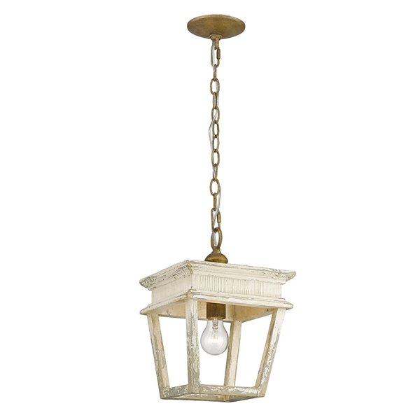 Golden Lighting Haiden Mini Pendant - Farmhouse - Burnished Chestnut