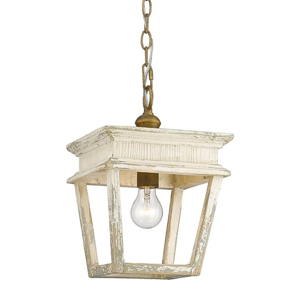 Golden Lighting Haiden Mini Pendant - Farmhouse - Burnished Chestnut