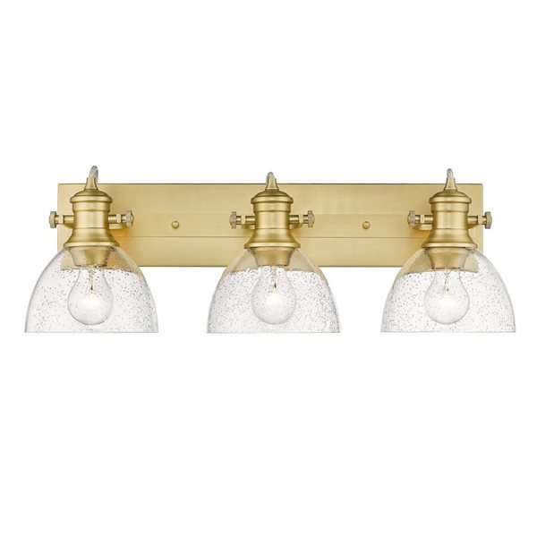 Golden Lighting Hines Transitional Vanity Light - 3-Light - Brushed Champagne Bronze