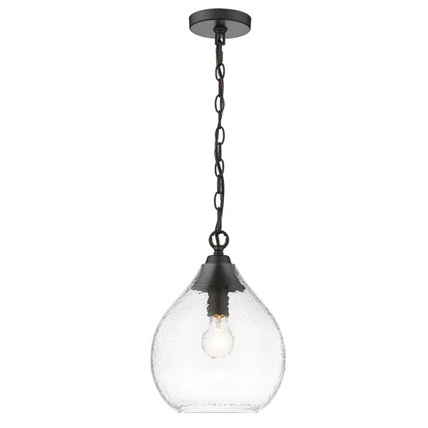 Golden Lighting Ariella Small Pendant - Modern/Contemporary - Matte Black