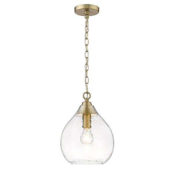 Golden Lighting Ariella Small Pendant - Modern/Contemporary - Brushed Champagne Bronze/Brown