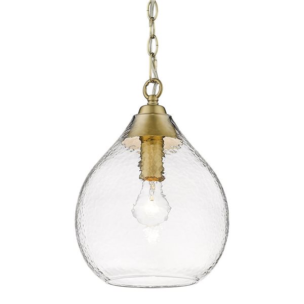 Golden Lighting Ariella Small Pendant - Modern/Contemporary - Brushed Champagne Bronze/Brown