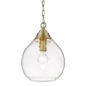 Golden Lighting Ariella Small Pendant - Modern/Contemporary - Brushed Champagne Bronze/Brown