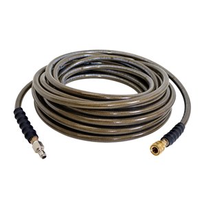 Boyau d'extension/de remplacement pour nettoyeur à haute pression de Simpson, 5/8 po x 50 pi x 4500 lb/po², brun