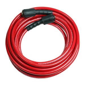 Boyau d'extension/de remplacement pour nettoyeur à haute pression de Simpson, 1/4 po x 30 pi x 3300 lb/po², rouge