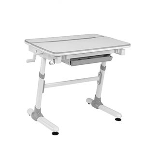 United Canada Plato Modern Contemporary Adjustable Desk - 38-in - Gray Matte