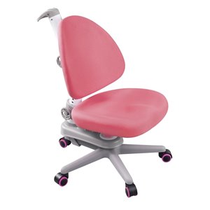 United Canada Matena Contemporary Ergonomic Swivel Office Chair with Adjustable Height - Pink