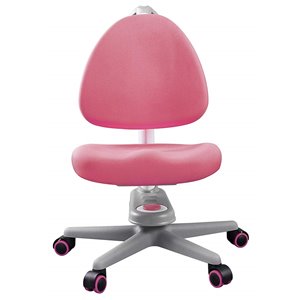 Chaise de bureau ergonomique pivotante contemporaine Matena avec hauteur ajustable par United Canada, rose