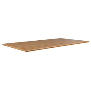 Bureau pour ordinateur Bordeaux d'United Canada moderne contemporain, 60 po, brun brillant