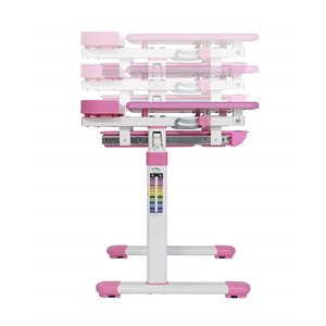 Bureau Avicenna d'United Canada moderne contemporain ajustable, 26 po, rose mat