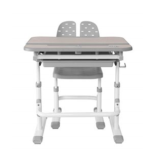 Bureau Galileo d'United Canada moderne contemporain ajustable, 27 po, gris mat