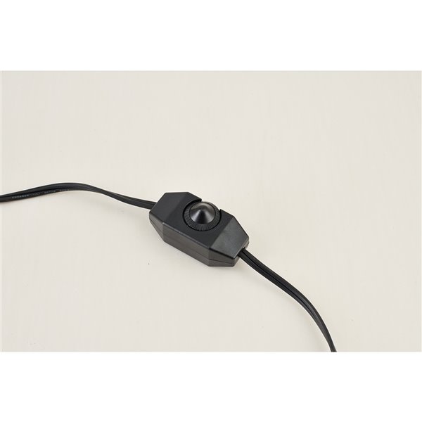 Design Living LED Table Lamp - 27-in - Chrome