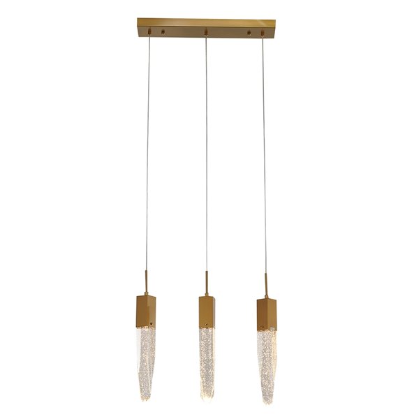 Design Living Island Lighting - Gold - 3-Light