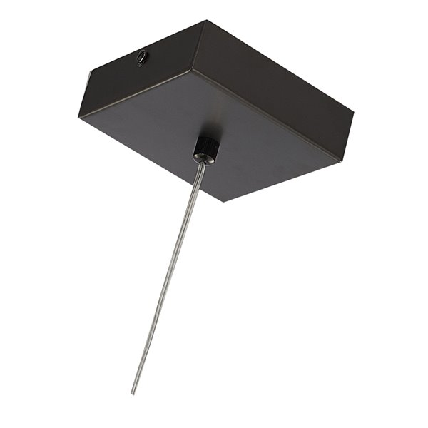 Design Living Pendant Light  - 4.72-in x 19.69-in - 1-Light - Matte Black