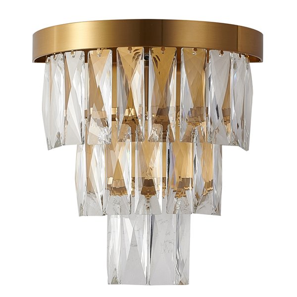 Design Living Wall Sconce - 1-Light - 10-in - Gold OC35W10G | RONA