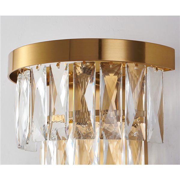 Design Living Wall Sconce - 1-Light - 10-in - Gold