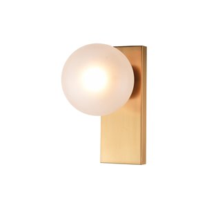 Design Living Wall Sconce - 1-Light - 7.8-in - Gold