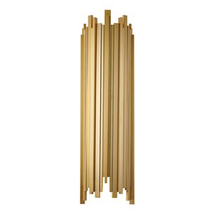 Design Living Wall Sconce - 5.5-in - 2-Light - Gold
